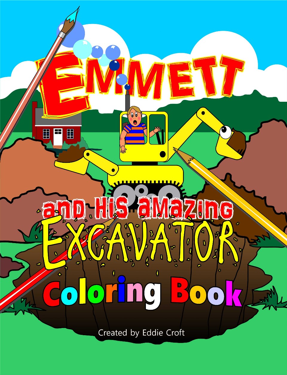 Amazing Excavator Coloring Book